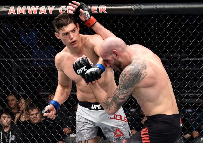 UFCファイトナイト・オーランド:ベン・サンダース vs. アラン・ジョバーン【アメリカ・フロリダ州オーランド/2018年2月24日(Photo by Jeff Bottari/Zuffa LLC/Zuffa LLC via Getty Images)】