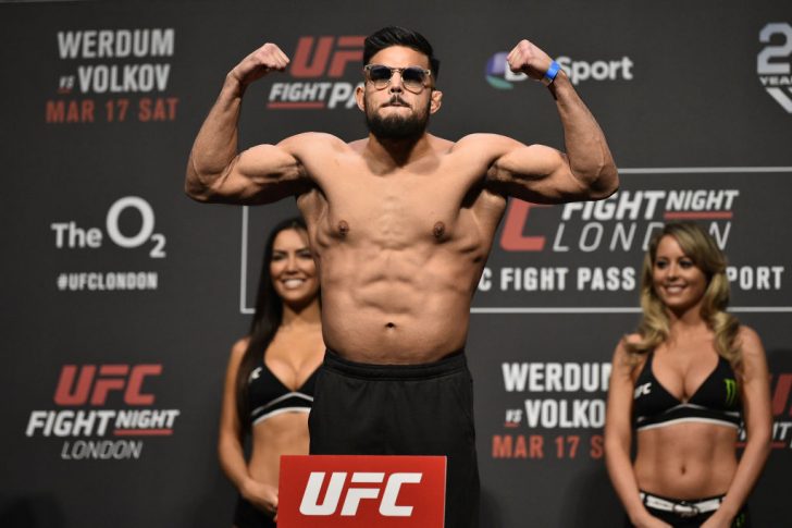 UFCファイトナイト・ロンドン:公式計量セレモニーに登場したナスラット・ハクパラスト【イギリス・ロンドン/2018年3月16日(Photo by Brandon Magnus/Zuffa LLC/Zuffa LLC via Getty Images)】