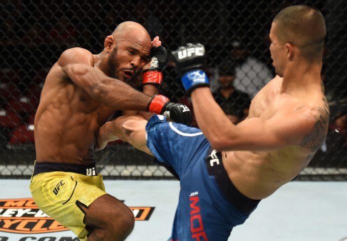 UFCファイトナイト・アリゾナ:ウィルソン・ヘイス vs. ジョン・モラガ【アメリカ・アリゾナ州グレンデール/2018年4月14日(Photo by Josh Hedges/Zuffa LLC/Zuffa LLC via Getty Images)】