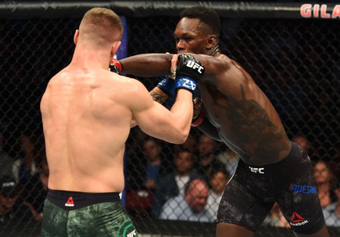 UFCファイトナイト・アリゾナ:イズラエル・アデサニヤ vs. マービン・ヴェットーリ【アメリカ・アリゾナ州グレンデール/2018年4月14日(Photo by Josh Hedges/Zuffa LLC/Zuffa LLC via Getty Images)】