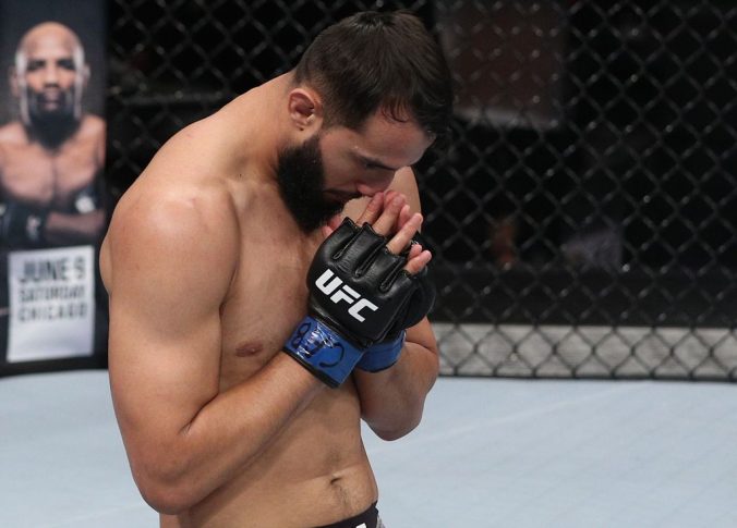 UFCファイトナイト・チリ:ジャレッド・キャノニア vs. ドミニク・レイエス【チリ・サンティアゴ/2018年5月19日(Photo by Buda Mendes/Zuffa LLC/Zuffa LLC)】