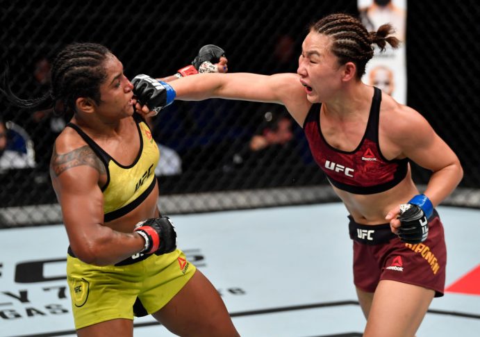 UFCファイトナイト・シンガポール:ビビアン・ペレイラ vs. ヤン・シャオナン【シンガポール・シンガポール/2018年6月23日(Photo by Jeff Bottari/Zuffa LLC/Zuffa LLC via Getty Images)】