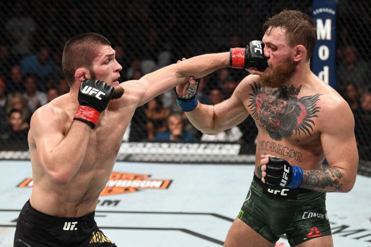 UFC 229:ハビブ・ヌルマゴメドフ vs. コナー・マクレガー【アメリカ・ネバダ州ラスベガス/2018年10月6日(Photo by Josh Hedges/Zuffa LLC/Zuffa LLC)】