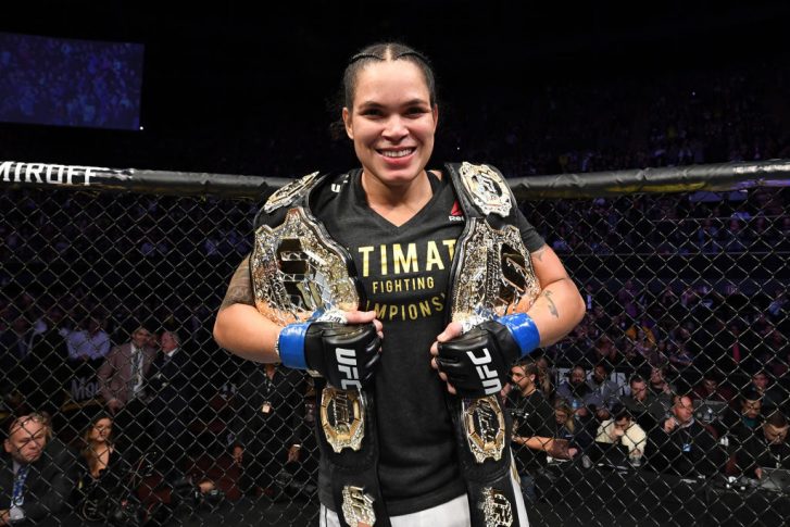 UFC 232:クリスチャン・サイボーグ vs. アマンダ・ヌネス【アメリカ・カリフォルニア州イングルウッド/2018年12月29日(Photo by Josh Hedges/Zuffa LLC/Zuffa LLC via Getty Images)】