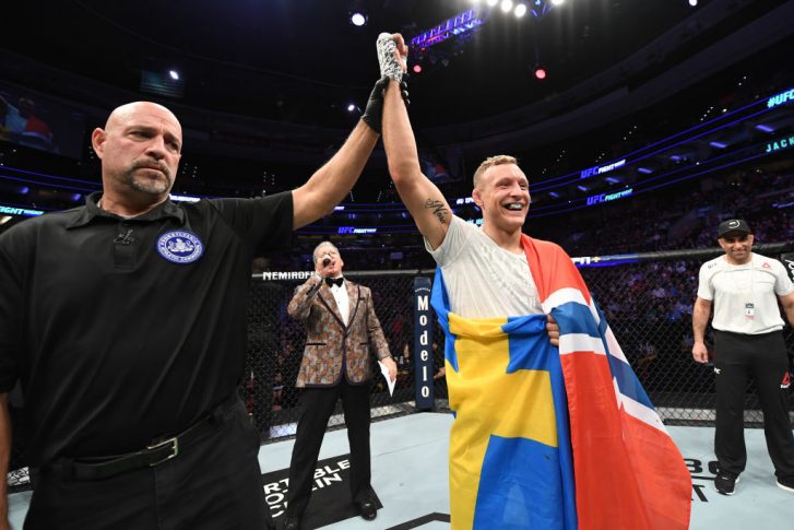 UFCファイトナイト・フィラデルフィア:デビッド・ブランチ vs. ジャック・ハーマンソン【アメリカ・ペンシルバニア州フィラデルフィア/2019年3月30日(Photo by Josh Hedges/Zuffa LLC/Zuffa LLC via Getty Images)】