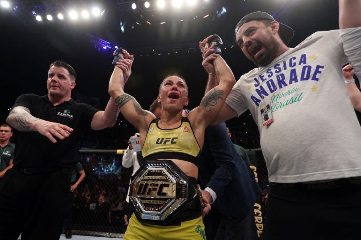 UFC 237:ローズ・ナマユナス vs. ジェシカ・アンドラージ【ブラジル バーハ・ダ・チジュカ/2019年5月11日(Photo by Buda Mendes/Zuffa LLC/Zuffa LLC via Getty Images)】