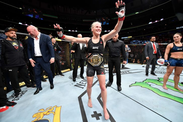 UFC 238:ワレンチナ・シェフチェンコ vs. ジェシカ・アイ【アメリカ・イリノイ州シカゴ/2019年6月8日(Photo by Jeff Bottari/Zuffa LLC/Zuffa LLC via Getty Images)】