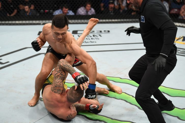 UFCファイトナイト・グリーンビル:ヘナート・モイカノ vs. ジョン・チャンソン【アメリカ・サウスカロライナ州グリーンビル/2019年6月22日(Photo by Josh Hedges/Zuffa LLC/Zuffa LLC via Getty Images)】