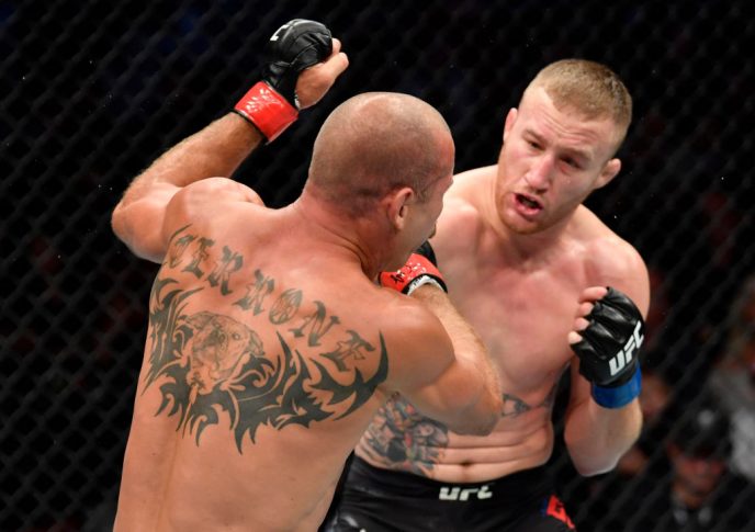 UFCファイトナイト・バンクーバー:ドナルド・セラーニ vs. ジャスティン・ゲイジー【カナダ・ブリティッシュコロンビア州バンクーバー/2019年9月14日(Photo by Jeff Bottari/Zuffa LLC/Zuffa LLC)】