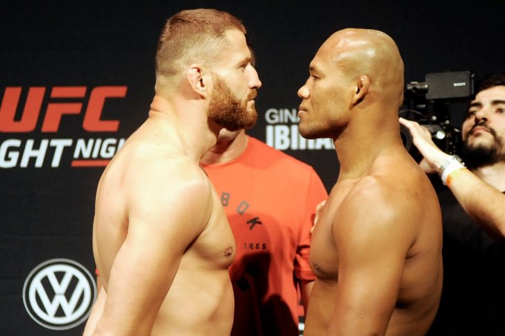 UFCファイトナイト・サンパウロ:フェイスオフに臨んだヤン・ブラホビッチとジャカレ・ソウザ【UFC】