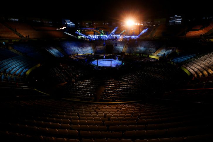 UFCファイトナイト・サンパウロ:オクタゴン【ブラジル・サンパウロ州パライーゾ/2019年11月16日(Photo by Alexandre Schneider/Zuffa LLC via Getty Images)】