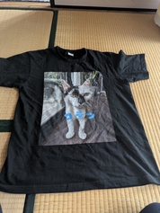 愛猫のＴシャツ