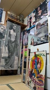 のぼり旗のサイズを見極めて二枚に切り分けました