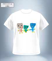 孫が描いた絵をTシャツに