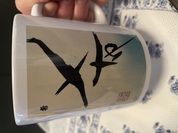 私の書作品をマグカップに