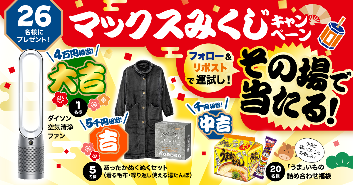 ダイマックスキャンペーンBOX マックスみくじキャンペーン