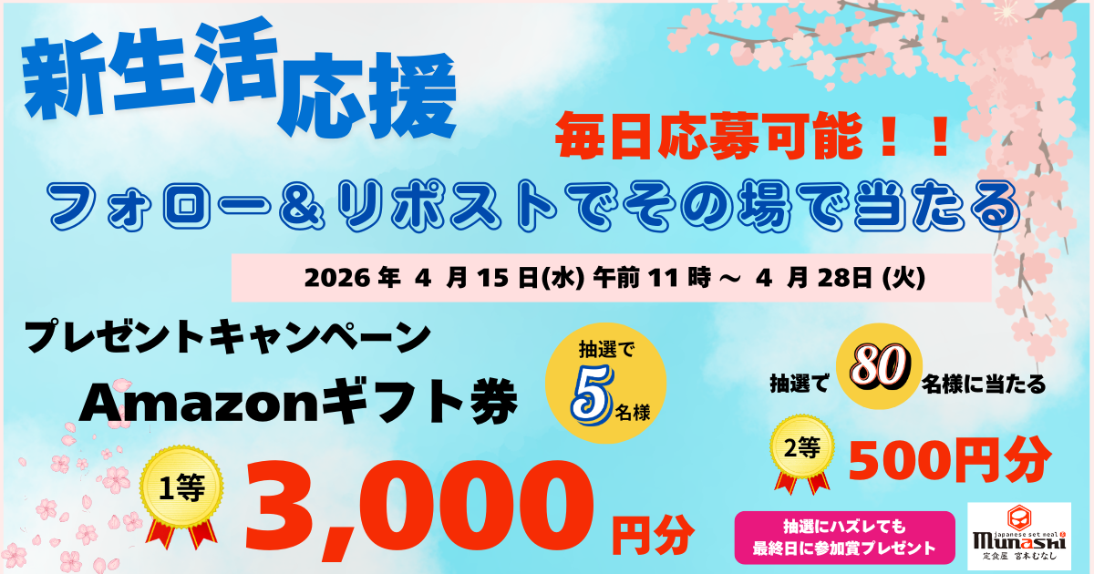 Amazonギフトカード抽選キャンペーン