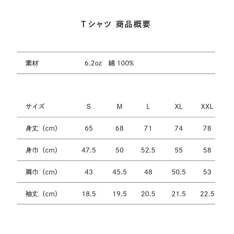 サイズ目安表