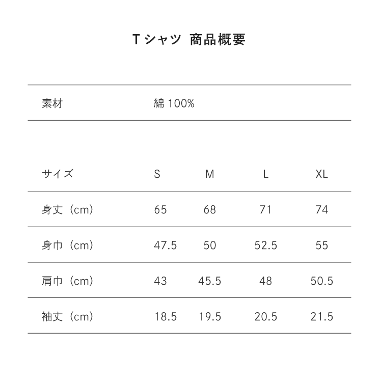サイズ目安表