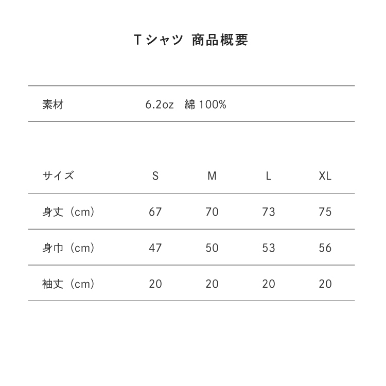 サイズ目安表