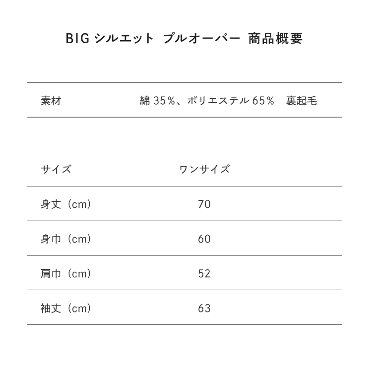 サイズ目安表