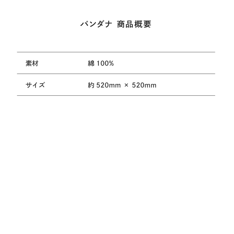 サイズ目安表