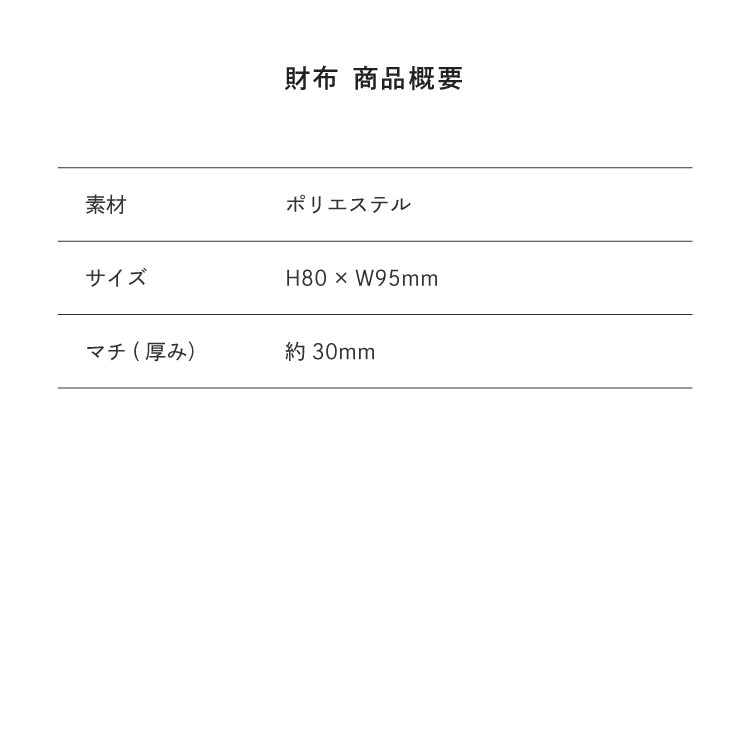 サイズ目安表