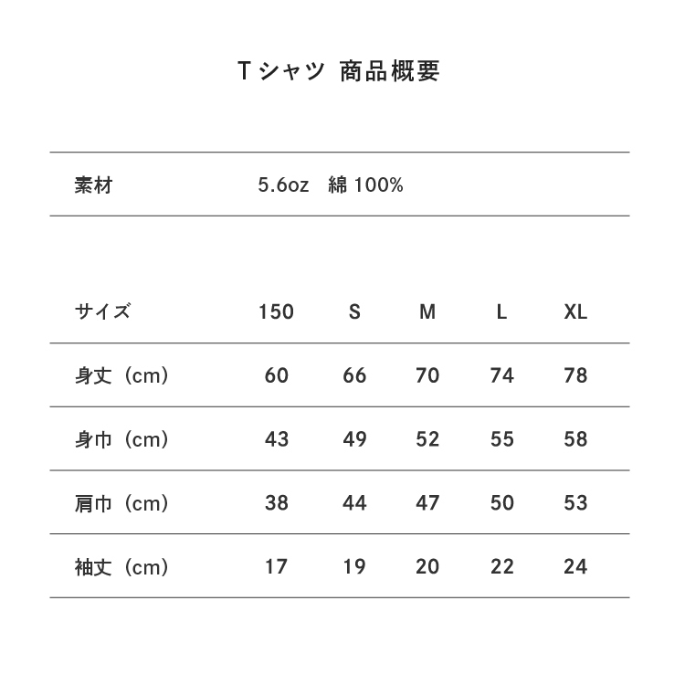 サイズ目安表