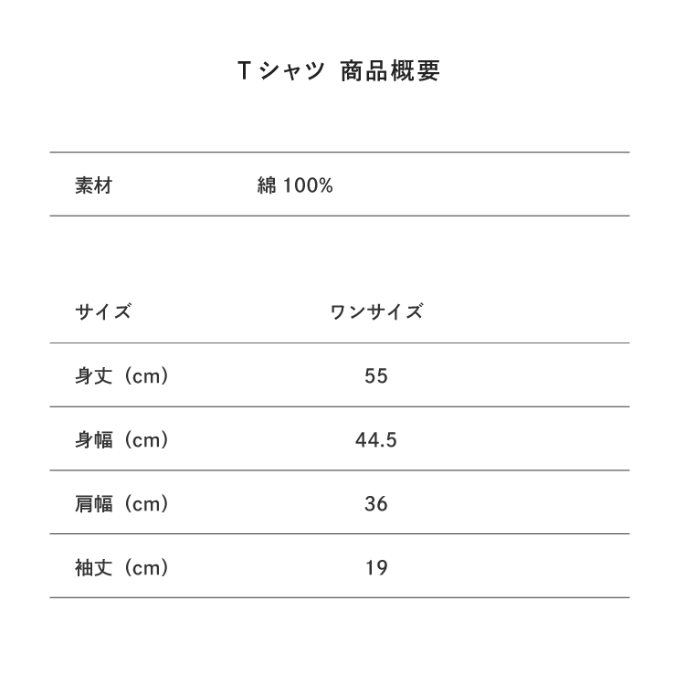 サイズ目安表