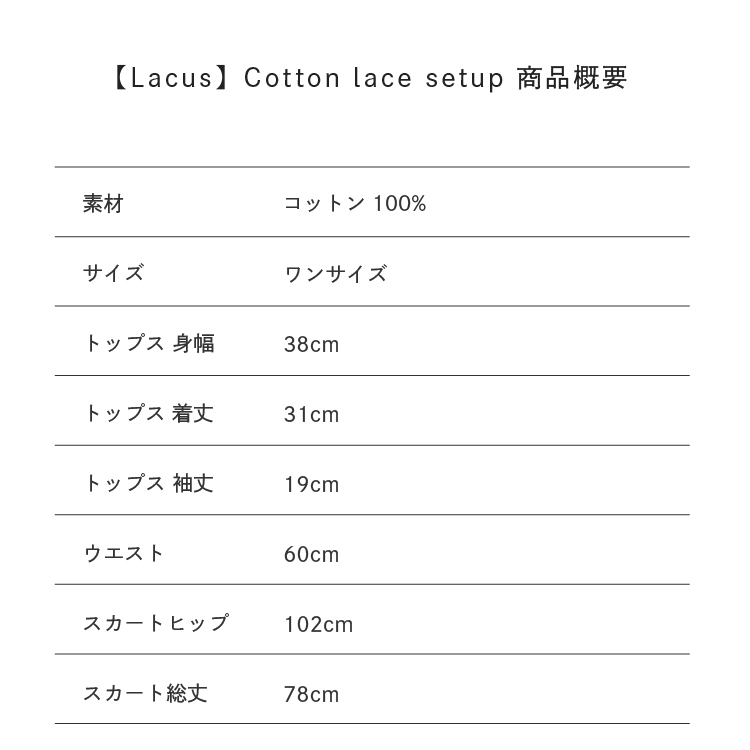 サイズ目安表