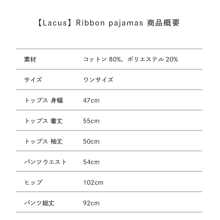 サイズ目安表