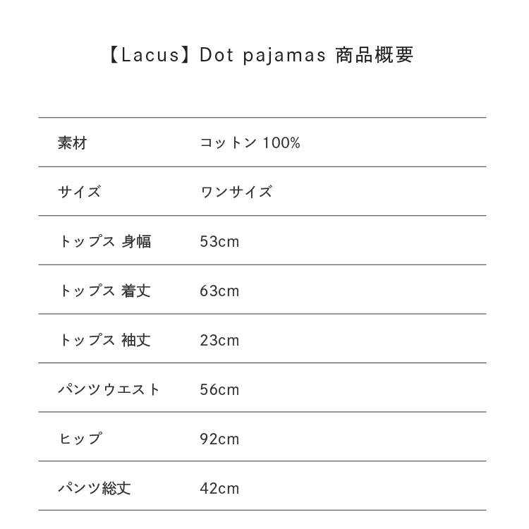 サイズ目安表