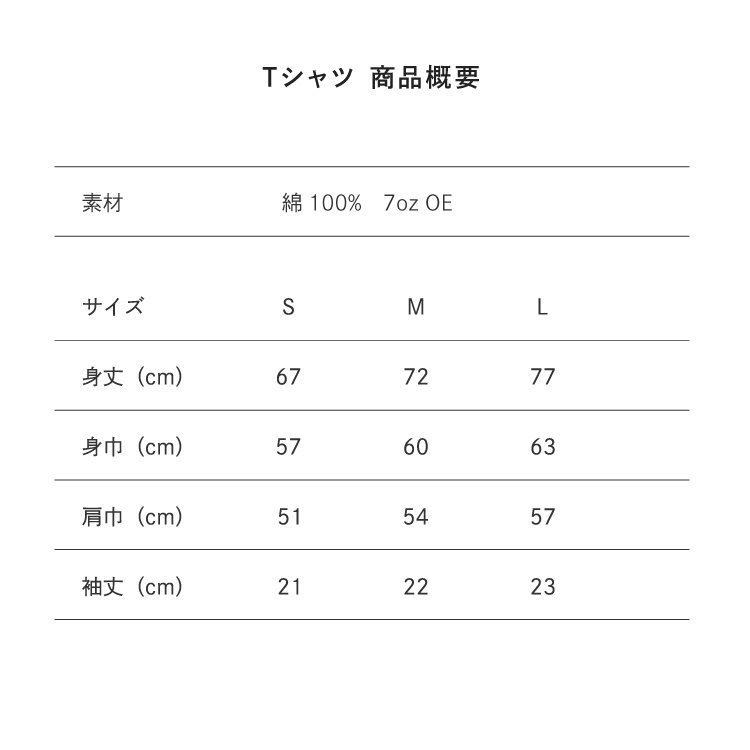 サイズ目安表