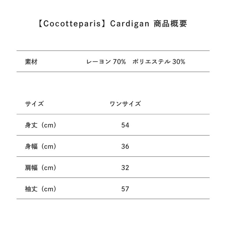 サイズ目安表