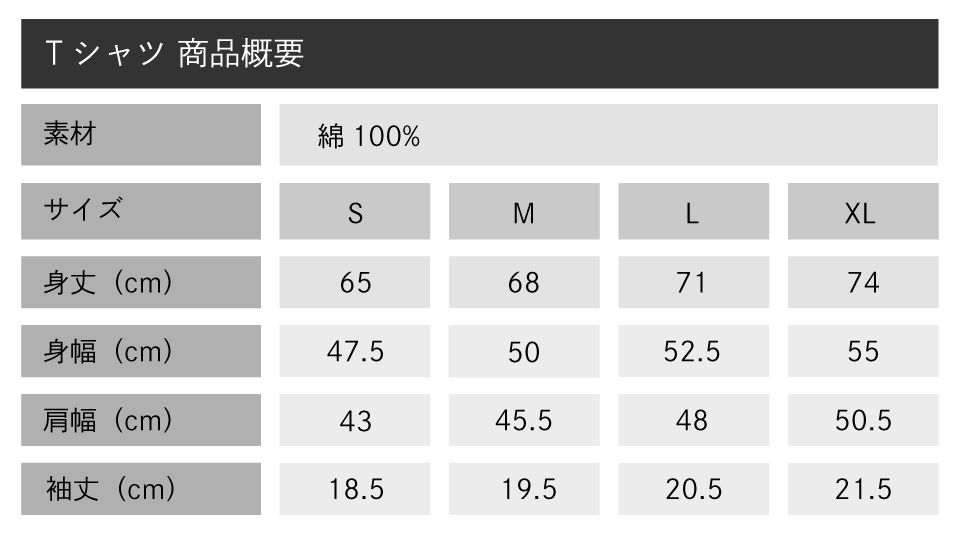 サイズ目安表