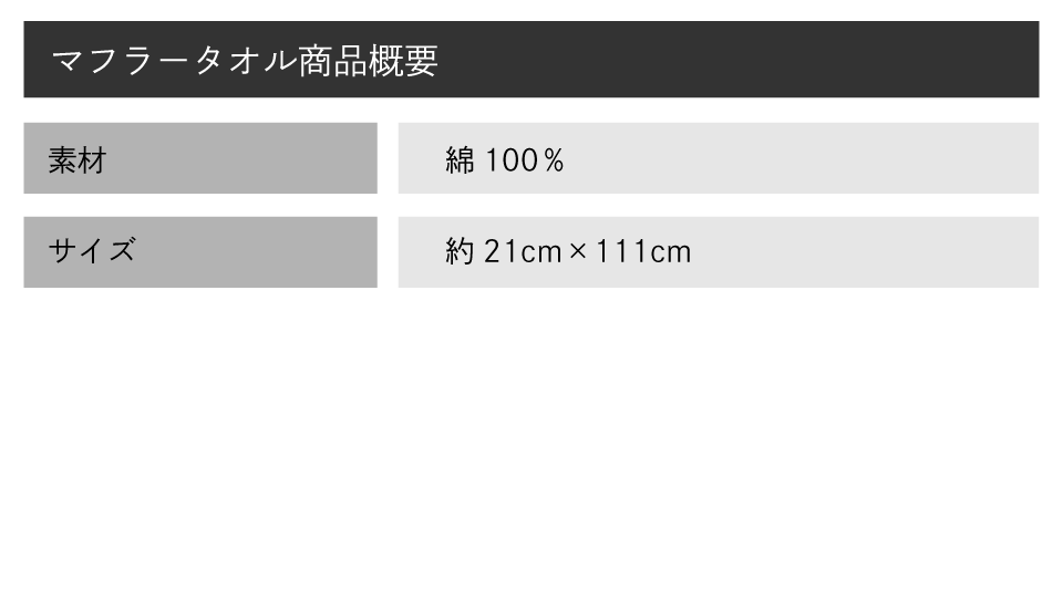 サイズ目安表