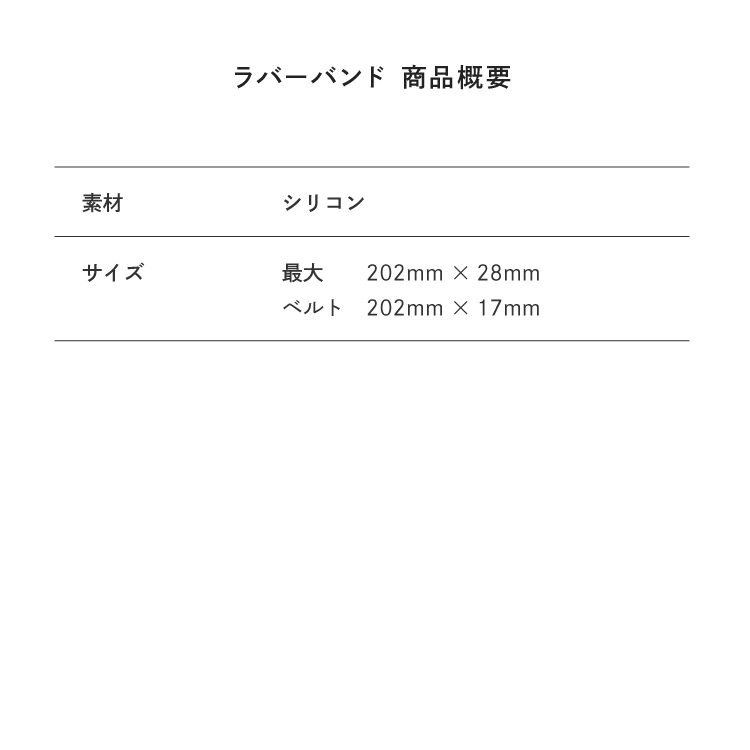 サイズ目安表