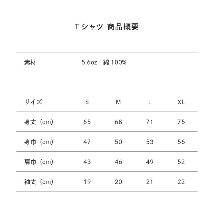 サイズ目安表
