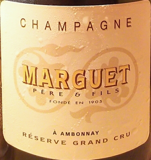 Champagne Marguet Ambonnay Réserve Grand Cru Brut