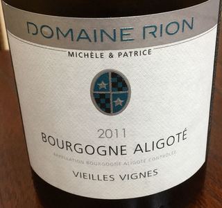 Dom. Michèle & Patrice Rion Bourgogne Aligoté Vieilles Vignes(ドメーヌ・ミシェル・エ・パトリス・リオン ブルゴーニュ アリゴテ ヴィエイユ・ヴィーニュ)