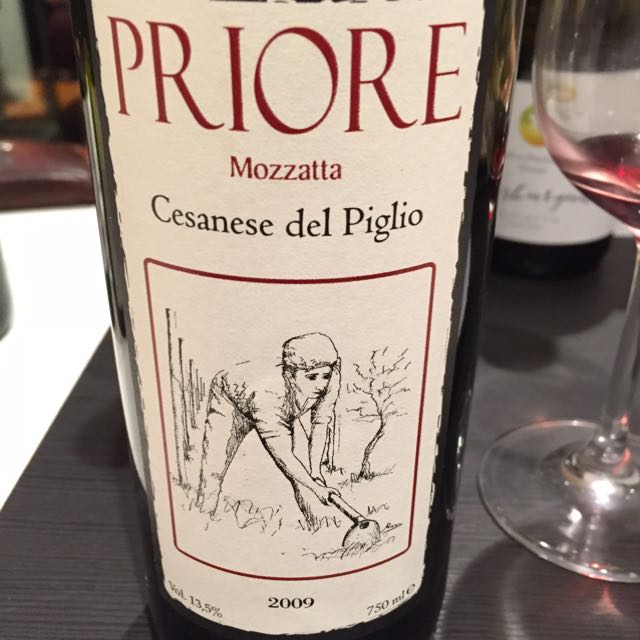 Cesanese del Piglio Priore Mozzatta(チェザネーゼ・デル・ピーリオ Vinica 無料のワインアプリ