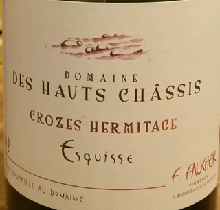 Dom. des Hauts Chassis Crozes Hermitage Esquisse(ドメーヌ・デ・オー・シャシ クローズ・エルミタージュ エスキス)
