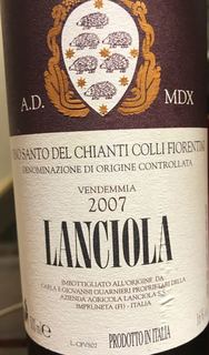 Lanciola Vino Santo del Chianti Colli Fiorentini