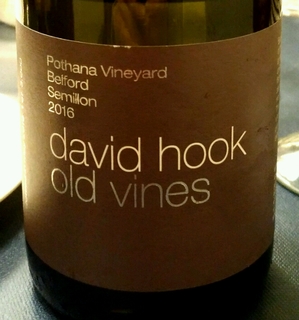 David Hook Old Vines Pothana Vineyard Semillon