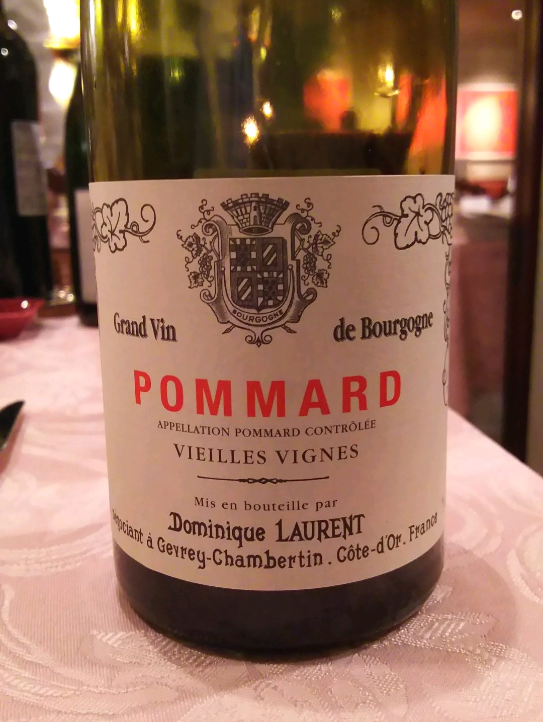 Dominique Laurent Pommard Vieilles Vignes(ドミニク・ローラン