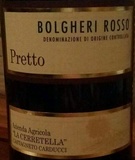 La Cerretella Pretto Bolgheri Rosso(ラ・セッテラ プレット ボルゲリ・ロッソ)