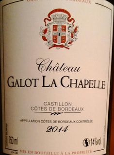 Ch. Galot La Chapelle