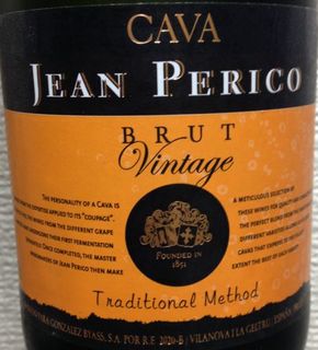 Jean Perico Cava Brut Vintage(ジャン・ペリコ カヴァ ブリュット ヴィンテージ)