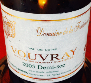 Dom. de la Fontainerie Vouvray Demi Sec(ドメーヌ・ド・ラ・フォンテネリ ヴーヴレ ドゥミ・セック)