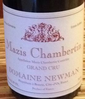 Dom. Newman Mazis Chambertin Grand Cru